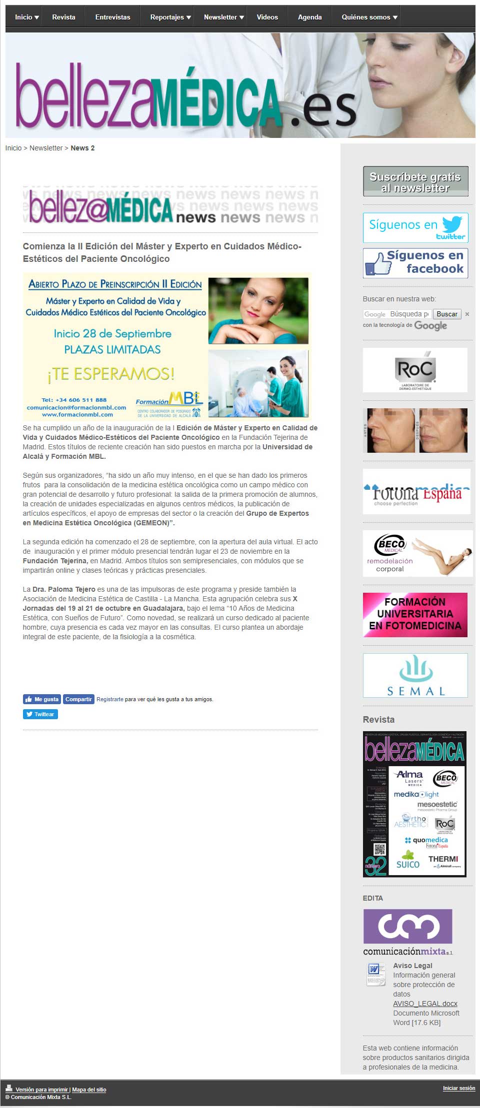 noticia belleza medica