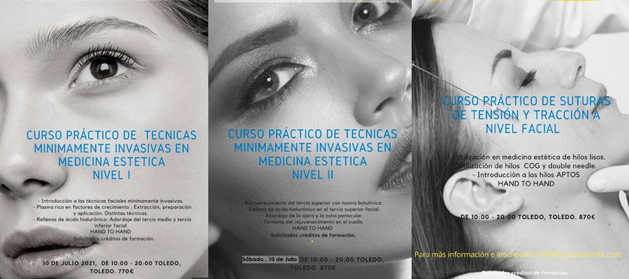Nuevos cursos de hilos faciales y técnicas mínimamente invasivas en medicina estética en octubre
