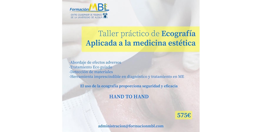 Nuevo Taller Práctico de Ecografía Aplicada a la Medicina Estética el 14 de mayo en Toledo